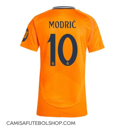 Camisa de time de futebol Real Madrid Luka Modric #10 Replicas 2º Equipamento Feminina 2024-25 Manga Curta